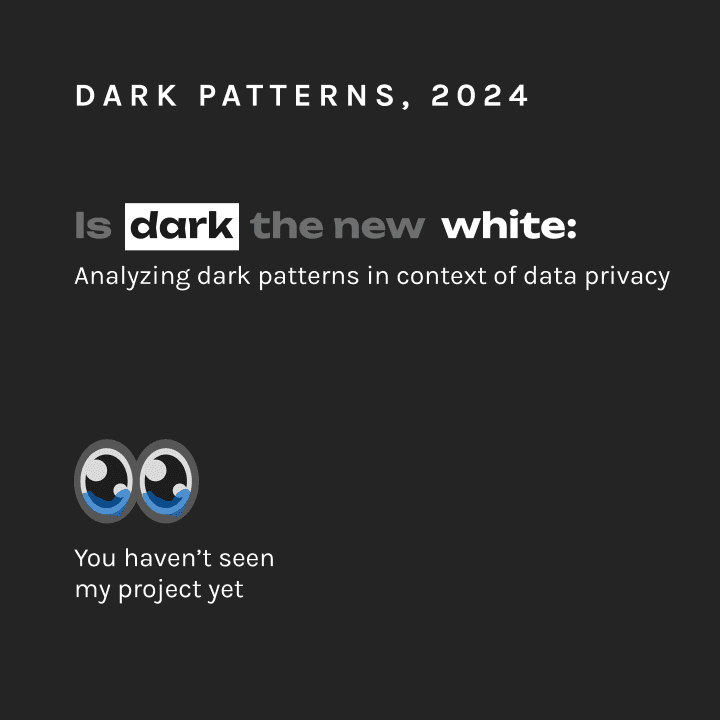 DARK PATTERNS